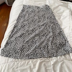 Shein skirt with slit. Cute for summer or to pair with some docs or converse.